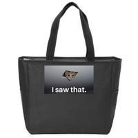 Funny Ceiling Cat I Saw That Judging Cat Watching You Meme Zip Tote Bag