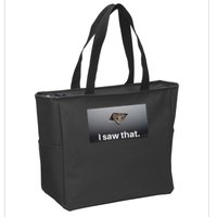 Funny Ceiling Cat I Saw That Judging Cat Watching You Meme Zip Tote Bag