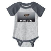 Funny Ceiling Cat I Saw That Judging Cat Watching You Meme Infant Baby Jersey Bodysuit