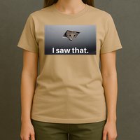 Funny Ceiling Cat I Saw That Judging Cat Watching You Meme T-Shirt