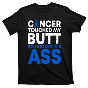 Funny Colon Cancer Survivor Cancer Awareness Ribbon T-Shirt