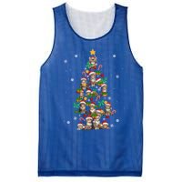 Funny Cat Christmas Tree Santa Hat Cat Lover Cat Mom Cat Dad Cute Gift Mesh Reversible Basketball Jersey Tank