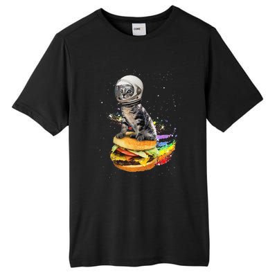 Funny Catronaut Cat Astronaut In Space Hamburger Astrocat Tall Fusion ChromaSoft Performance T-Shirt