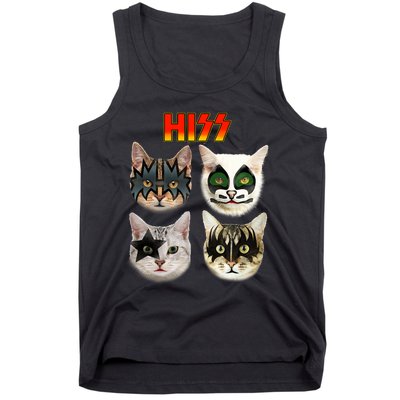 Funny Cat Cat Lover Cat Hiss Cat Owner Cat Humor Tank Top