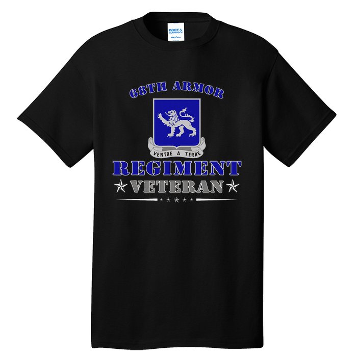 Fort Carson Colorado 68th Armor Regiment Army Veterans Tall T-Shirt