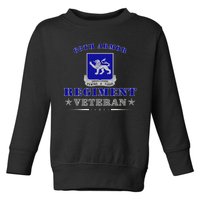 Fort Carson Colorado 68th Armor Regiment Army Veterans Toddler Sweatshirt