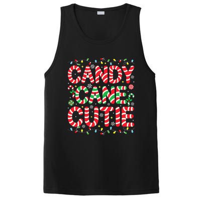 Funny Christmas Candy Cane Lover Crew Xmas Candy Cane Cutie PosiCharge Competitor Tank