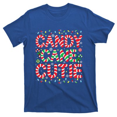 Funny Christmas Candy Cane Lover Crew Xmas Candy Cane Cutie T-Shirt