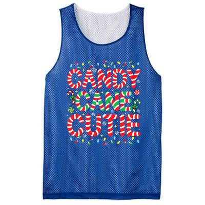 Funny Christmas Candy Cane Lover Crew Xmas Candy Cane Cutie Mesh Reversible Basketball Jersey Tank