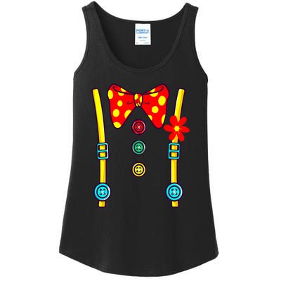 Funny Clown Costume Halloween Vintage Ladies Essential Tank