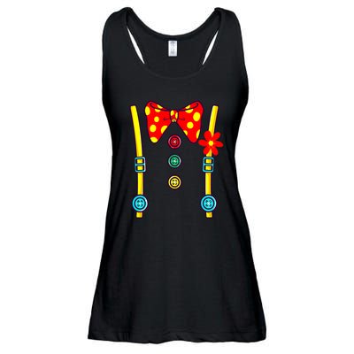 Funny Clown Costume Halloween Vintage Ladies Essential Flowy Tank