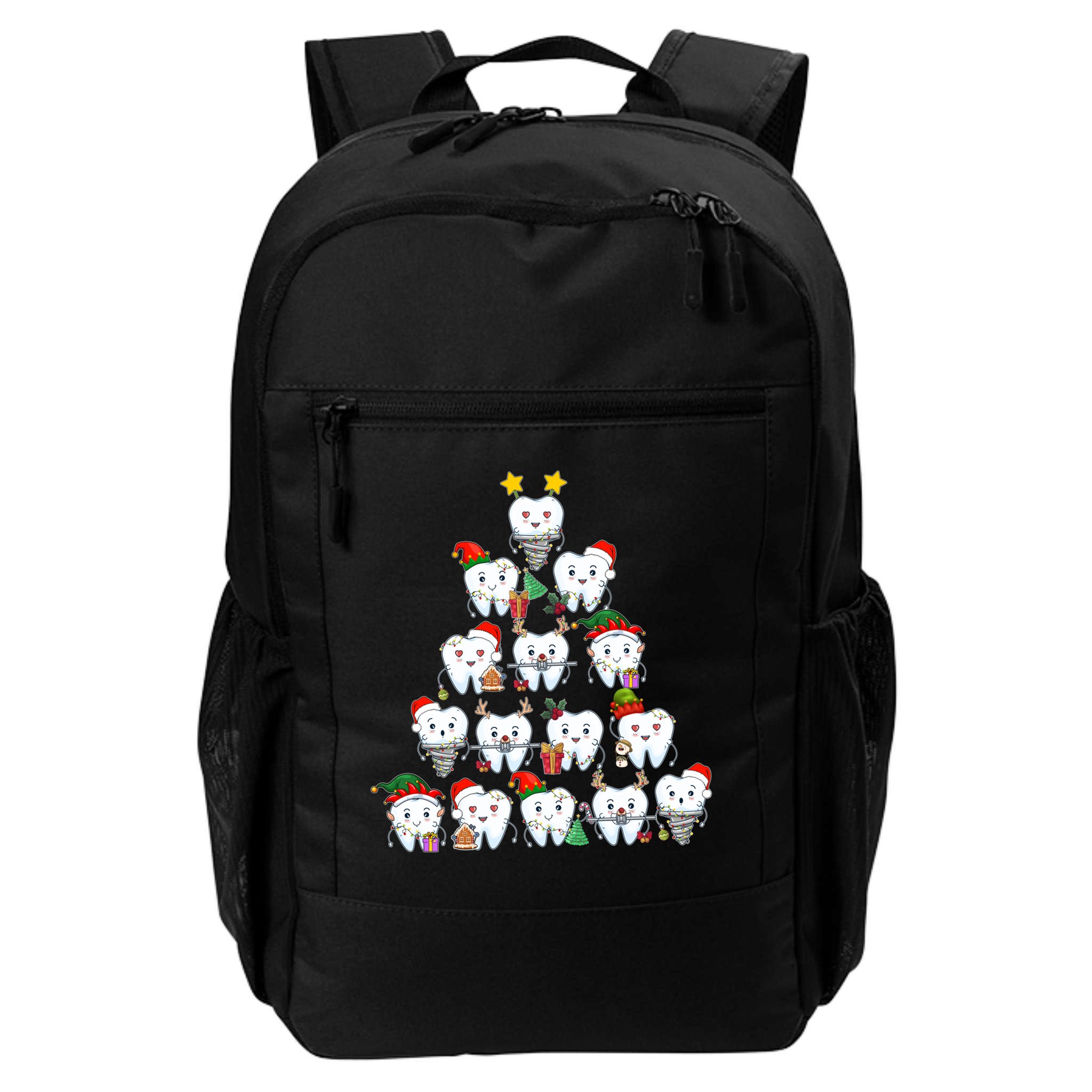 Funny Cute Christmas Dentistree Tooth Tree Backpack