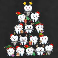Funny Cute Christmas Dentistree Tooth Tree Adult Drive Performance Visor
