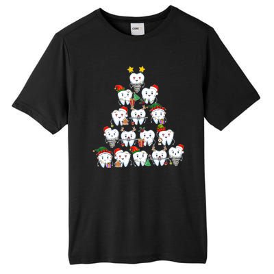 Funny Cute Christmas Dentistree Tooth Tree Tall Fusion ChromaSoft Performance T-Shirt