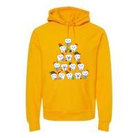 Funny Cute Christmas Dentistree Tooth Tree Premium Hoodie