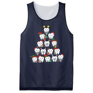 Funny Cute Christmas Dentistree Tooth Tree Mesh Reversible Basketball Jersey Tank