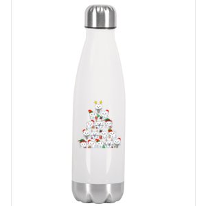 Funny Cute Christmas Dentistree Tooth Tree Stainless Steel Insulated Water Bottle