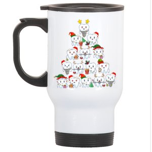 Funny Cute Christmas Dentistree Tooth Tree Stainless Steel Travel Mug