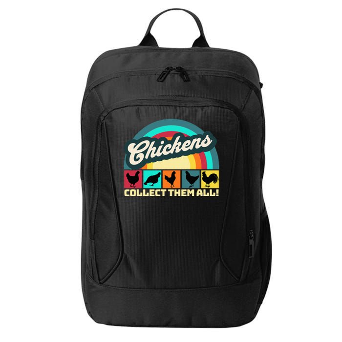 Funny Chicken Collector Farm Life City Backpack