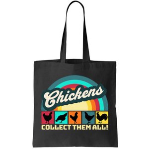 Funny Chicken Collector Farm Life Tote Bag