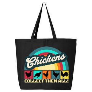 Funny Chicken Collector Farm Life 25L Jumbo Tote