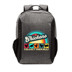 Funny Chicken Collector Farm Life Vector Backpack