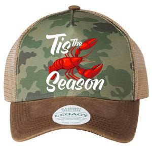 Funny Crayfish Crawfish Boil Tis The Season Meaningful Gift Legacy Tie Dye Trucker Hat