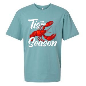 Funny Crayfish Crawfish Boil Tis The Season Meaningful Gift Sueded Cloud Jersey T-Shirt