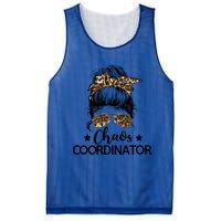 Funny Chaos Coordinator Leopard Messy Bun Boss Lady Cute Gift Mesh Reversible Basketball Jersey Tank