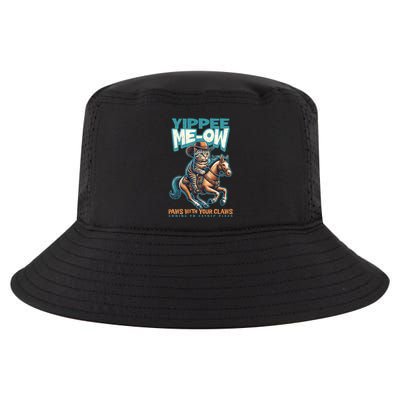 Funny Cat Cowboy Yippee Meow Cool Comfort Performance Bucket Hat