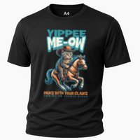 Funny Cat Cowboy Yippee Meow Performance Shirt