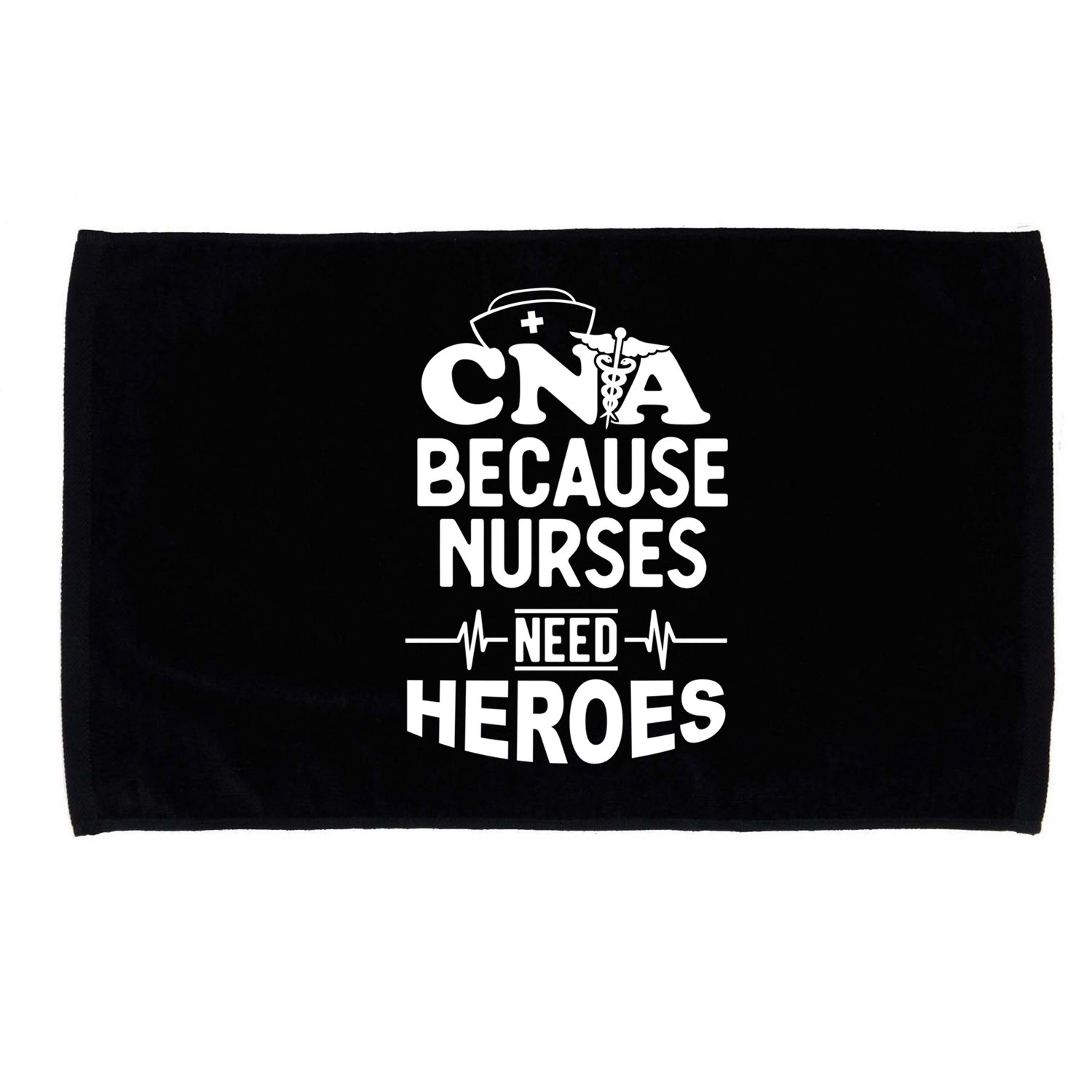 Fun Cute Cna Certified Nursing Assistant Nurses Need Heros Great Gift Microfiber Hand Towel