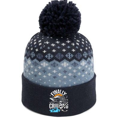 Finally Cruising Cruise Ship Cruising Lover Cruiser The Baniff Cuffed Pom Beanie