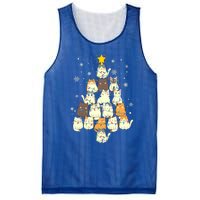 Funny Cats Christmas Tree Funny Gift Mesh Reversible Basketball Jersey Tank