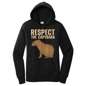 Funny Capybara Cavy Rodent Capybara Lover Women's Pullover Hoodie