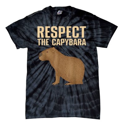 Funny Capybara Cavy Rodent Capybara Lover Tie-Dye T-Shirt