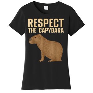 Funny Capybara Cavy Rodent Capybara Lover Women's T-Shirt