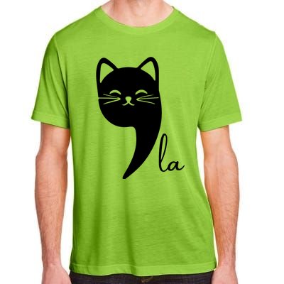 Funny Cat Comma La Kamala Harris For President 2024 Election Adult ChromaSoft Performance T-Shirt