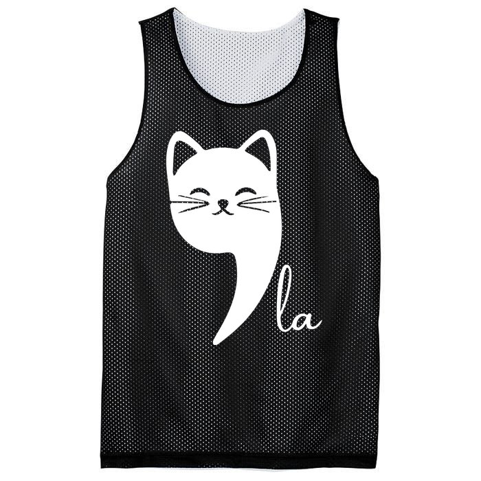 Funny Cat Comma La Kamala Harris For President 2024 Election Mesh Reversible Basketball Jersey Tank