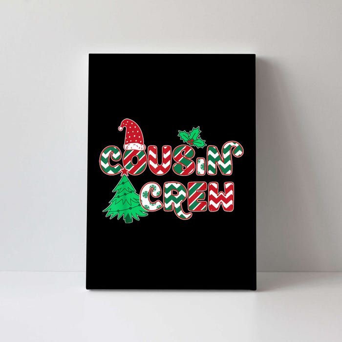 Fun Cousin Crew Christmas Canvas