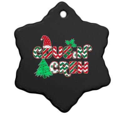 Fun Cousin Crew Christmas Ceramic Star Ornament