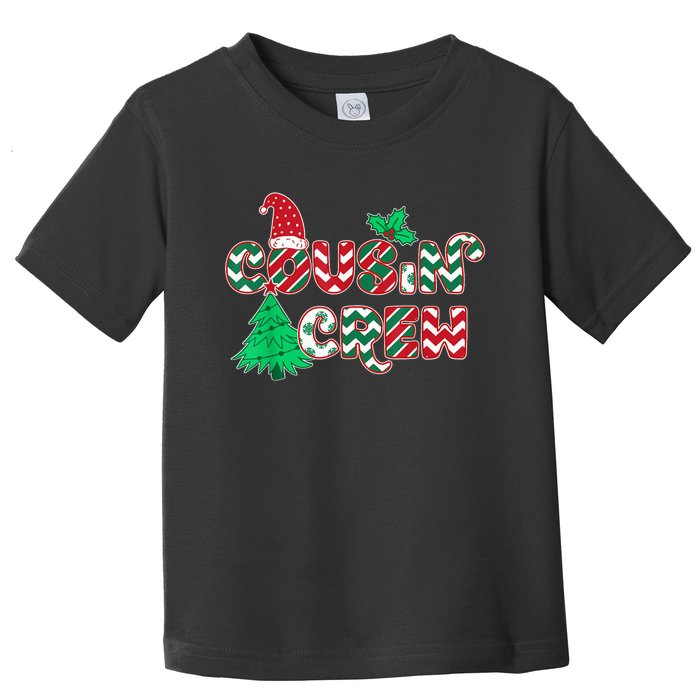 Fun Cousin Crew Christmas Toddler T-Shirt