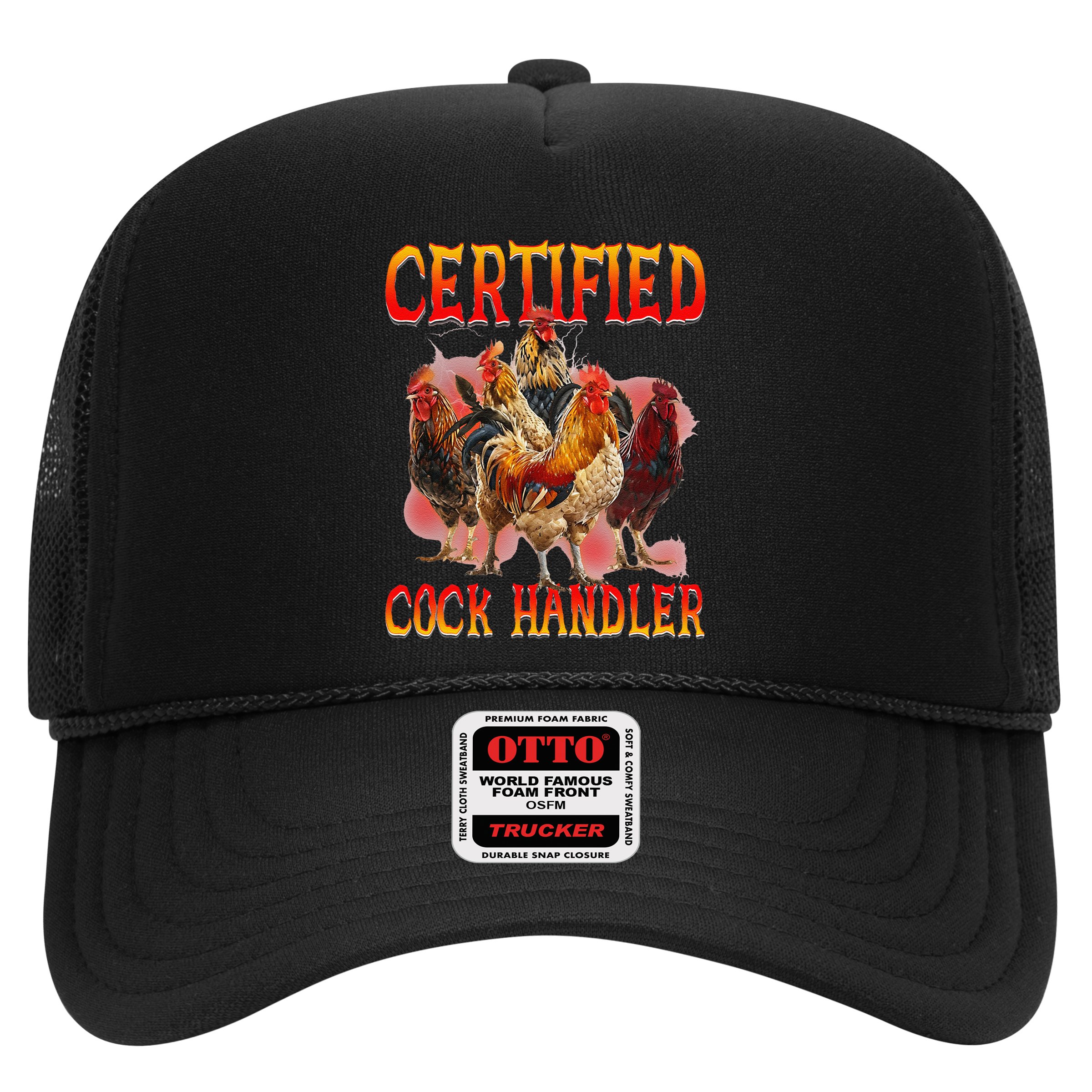 Funny Certified Cock Handler Funny Oddly Specific Meme Hat