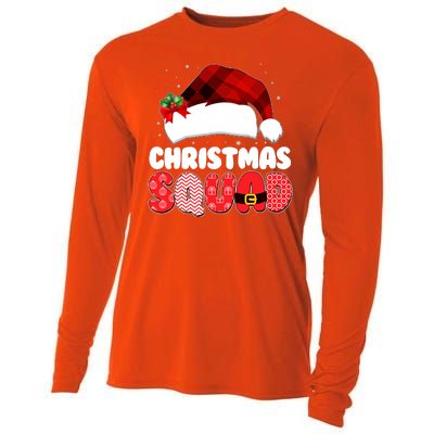 Funny Cute Christmas Squad Matching Shirts Cooling Performance Long Sleeve Crew