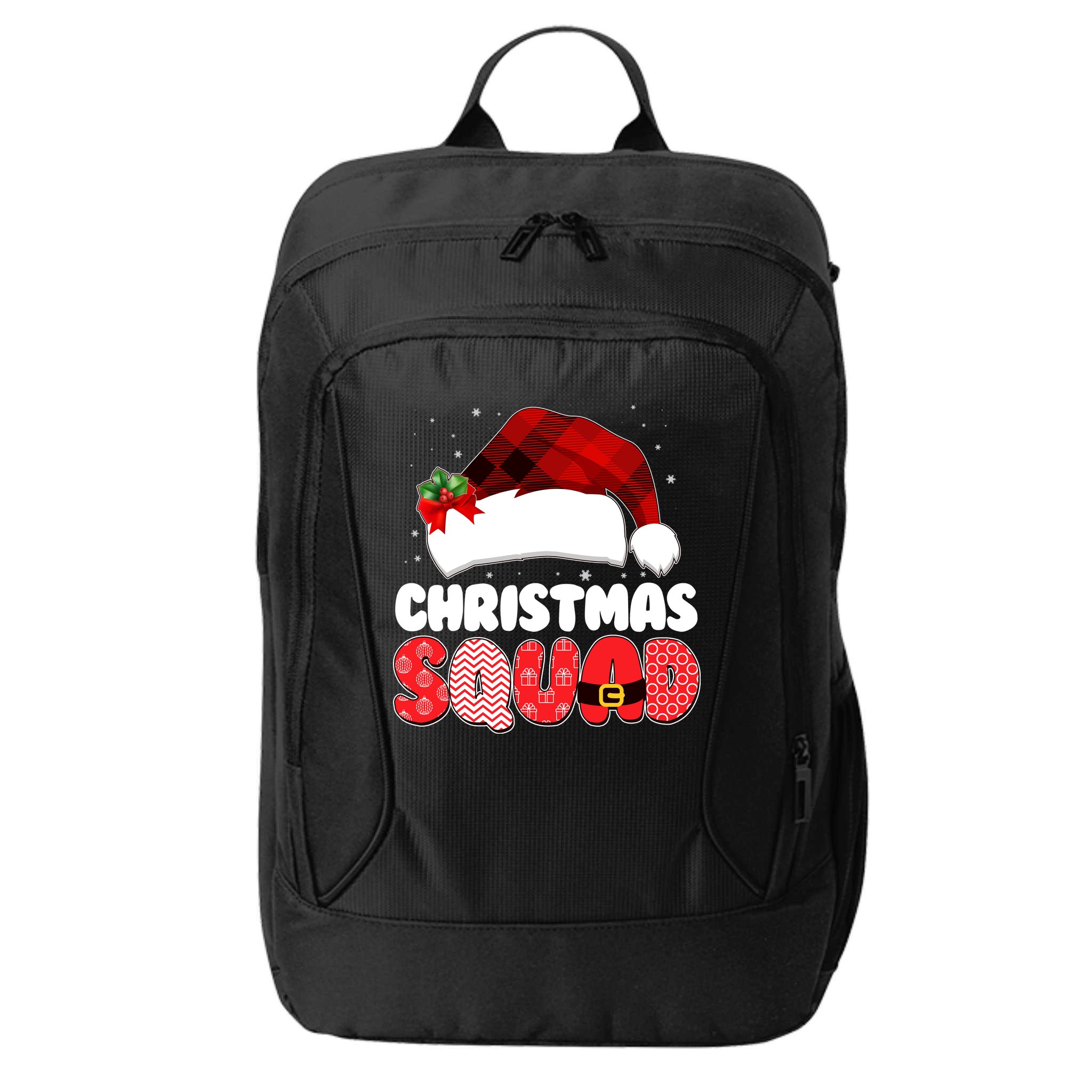 Funny Cute Christmas Squad Matching Shirts City Backpack