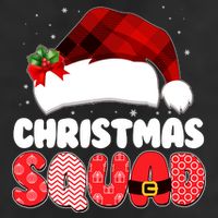 Funny Cute Christmas Squad Matching Shirts Adult Drive Performance Visor