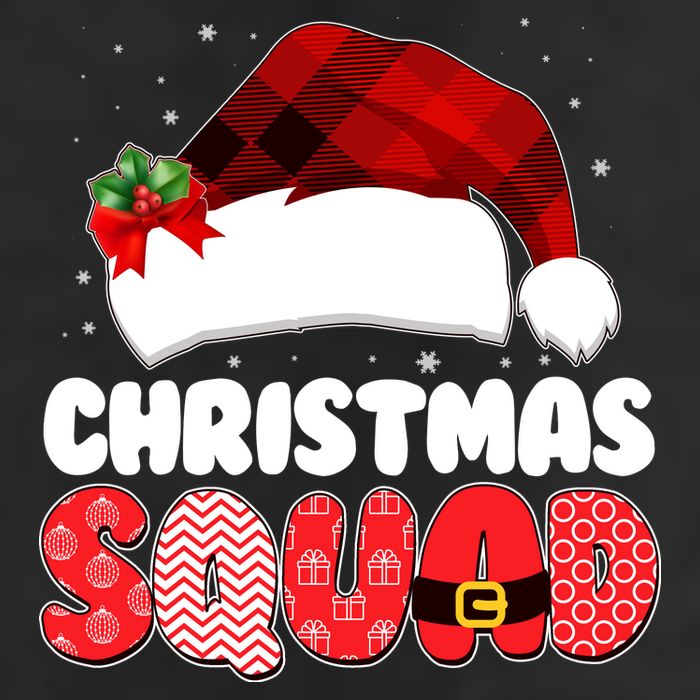 Funny Cute Christmas Squad Matching Shirts Adult Drive Performance Visor