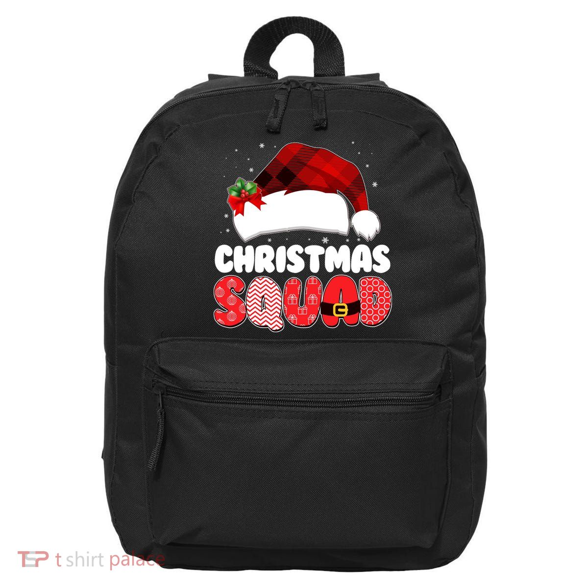 Funny Cute Christmas Squad Matching Shirts 16 in Basic Backpack