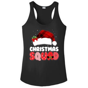 Funny Cute Christmas Squad Matching Shirts Ladies PosiCharge Competitor Racerback Tank