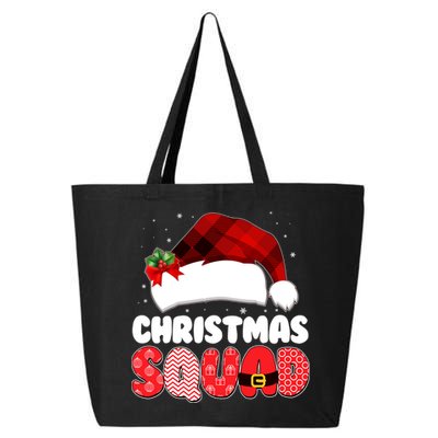 Funny Cute Christmas Squad Matching Shirts 25L Jumbo Tote
